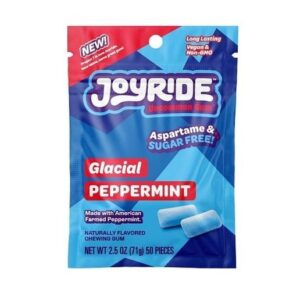 Joyride Glacial Peppermint Gum Pouch 2.5oz 12ct